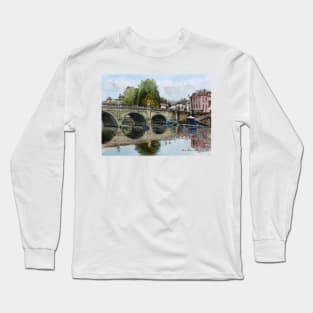 The Welsh Bridge, Shrewsbury Long Sleeve T-Shirt